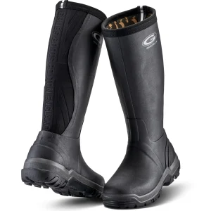 Discount TOG24 Grubs Boots Rainline Wellies Womens Black