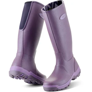 Discount TOG24 Grubs Boots Rainline Wellies Womens Pink