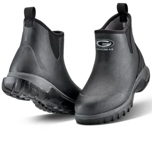 Fashion TOG24 Grubs Boots Shoreline Ankle Wellington Unisex Black |