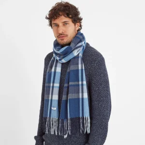 New TOG24 Hayner Woven Scarf Aegean Blue