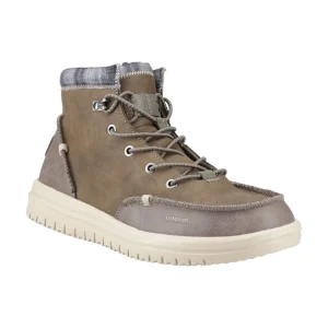 Sale TOG24 HEYDUDE Bradley Classic Mens Boots Walnut