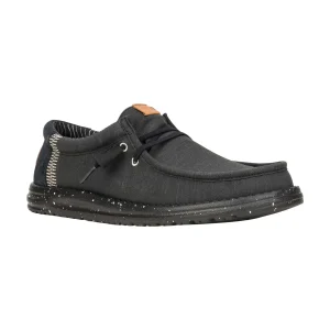Discount TOG24 HEYDUDE Wally Elevated Basics Mens Shoes Black