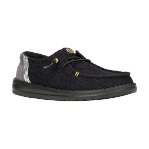 Online TOG24 HEYDUDE Wendy Boho Crochet Womens Shoes Black