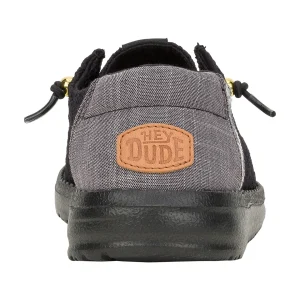 Online TOG24 HEYDUDE Wendy Boho Crochet Womens Shoes Black