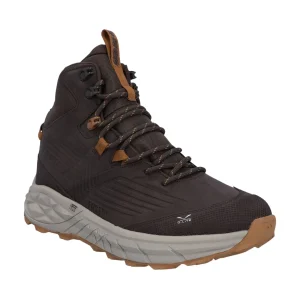 Outlet TOG24 Hi-Tec Fuse Trek Mid Mens Hiking Boot Chocolate Brown/Timber Wolf