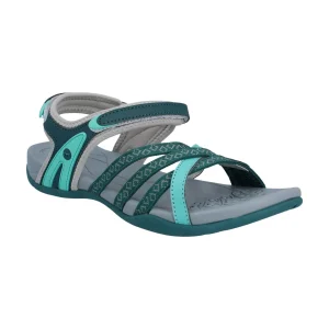 Discount TOG24 Hi-Tec Savanna II Womens Sandal Dark Moss/Aqatic Wave