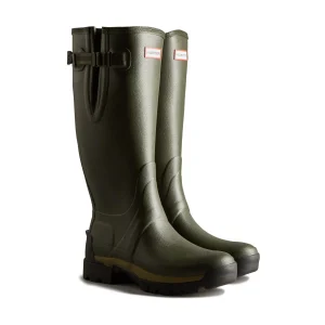 New TOG24 Hunter Balmoral Adjustable Mens Wellington Dark Olive