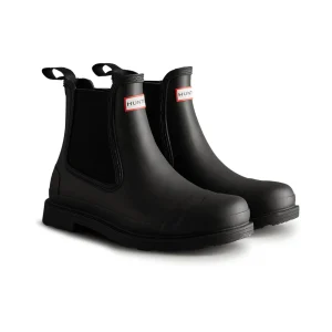 Hot TOG24 Hunter Commando Mens Chelsea Boots Black