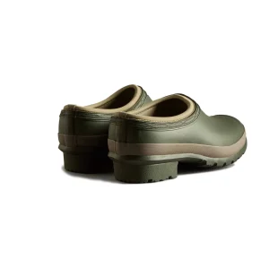 Clearance TOG24 Hunter Gardener Mens Clogs Dark Olive/Clay