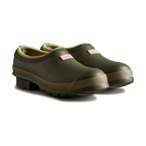 Discount TOG24 Hunter Gardener Womens Clogs Dark Olive/Clay