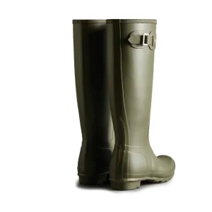 New TOG24 Hunter Original Tall Wellington Boots Womens Dark Olive