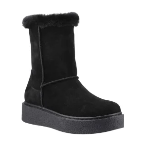 Outlet TOG24 Hush Puppies Becca Mid Boot Womens Black