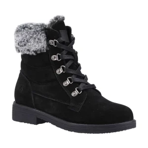 Clearance TOG24 Hush Puppies Florence Mid Womens Boot Black