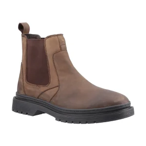 Hot TOG24 Hush Puppies Jamie Chelsea Boot Mens Brown