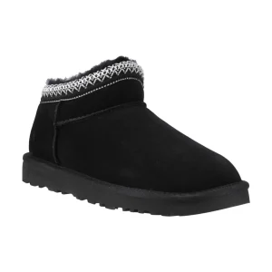 Clearance TOG24 Hush Puppies Sloane Bootie Slipper Womens Black
