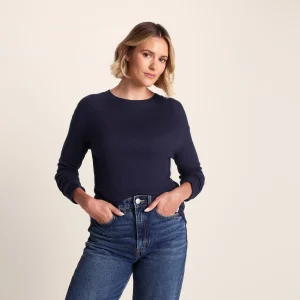 New TOG24 Jemma Womens Long Sleeve T-Shirt Oxford Blue