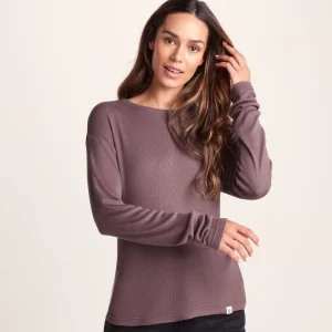 Discount TOG24 Jemma Womens Long Sleeve T-Shirt Dark Mauve
