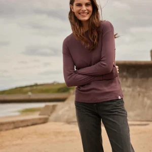 Discount TOG24 Jemma Womens Long Sleeve T-Shirt Dark Mauve