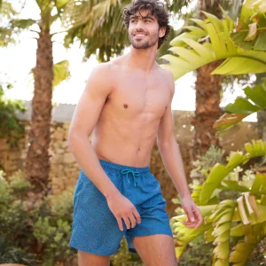 New TOG24 Kai Mens Swimshorts Night Sea Sketch Print