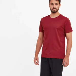 New TOG24 Kennedy Mens Tech T-Shirt Chilli