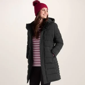Outlet TOG24 Kirkham Womens Padded Long Jacket Black