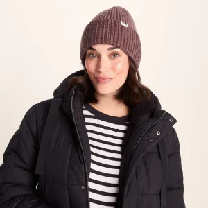 New TOG24 Kiryan Knitted Beanie Hat | Mauve