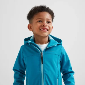 Hot TOG24 Koroma Kids Softshell Hooded Jacket Mosaic Blue