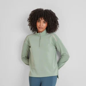 Best TOG24 Larelle Womens Zipneck Sweatshirt Pistachio