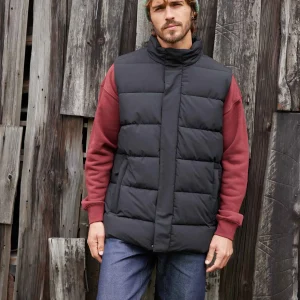 Fashion TOG24 Leighton Mens Padded Gilet Black