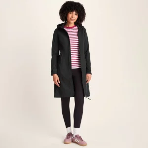 Outlet TOG24 Marina Womens Extra Long Softshell Jacket Black