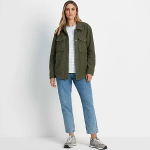 Clearance TOG24 Maxine Womens Shacket In | Womens Clothing | Khaki
