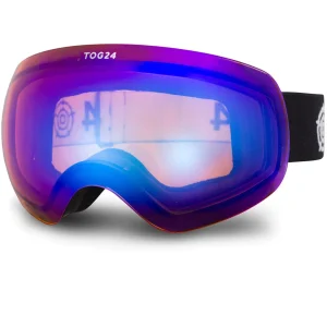 Fashion TOG24 Megeve Cat 2 Lens Goggles Matt Black/Orange