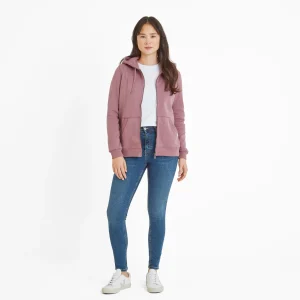 Online TOG24 Mia Womens Zip Through Hoody In | Mauve