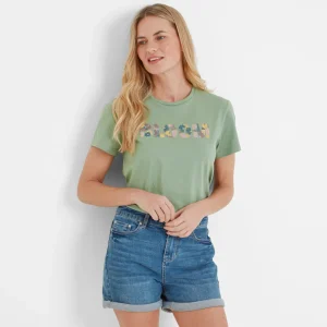Clearance TOG24 Minda Womens T-Shirt Pistachio