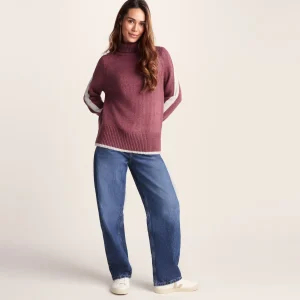 Outlet TOG24 Moira Womens Knitted Jumper Washed Burgundy
