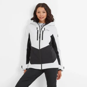 Hot TOG24 Montana Womens Ski Jacket Black/Optic White