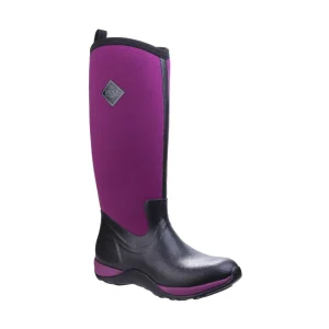 Online TOG24 Muck Boots Arctic Adventure Womens Wellies | Black/Maroon