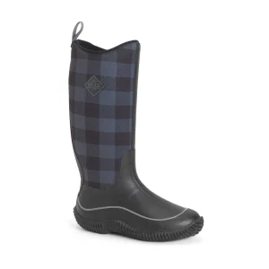 Hot TOG24 Muck Boots Hale Womens Wellington Black/Grey Plaid