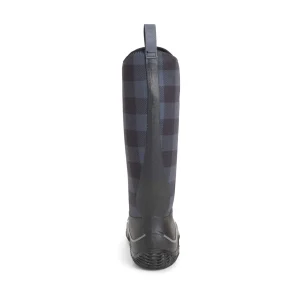 Hot TOG24 Muck Boots Hale Womens Wellington Black/Grey Plaid