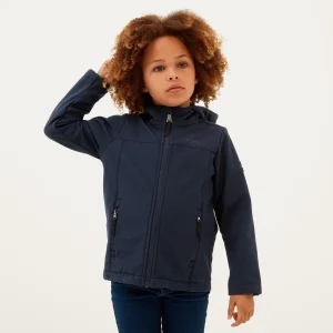 Online TOG24 Blue Koroma Kids Softshell Hooded Jacket | Navy
