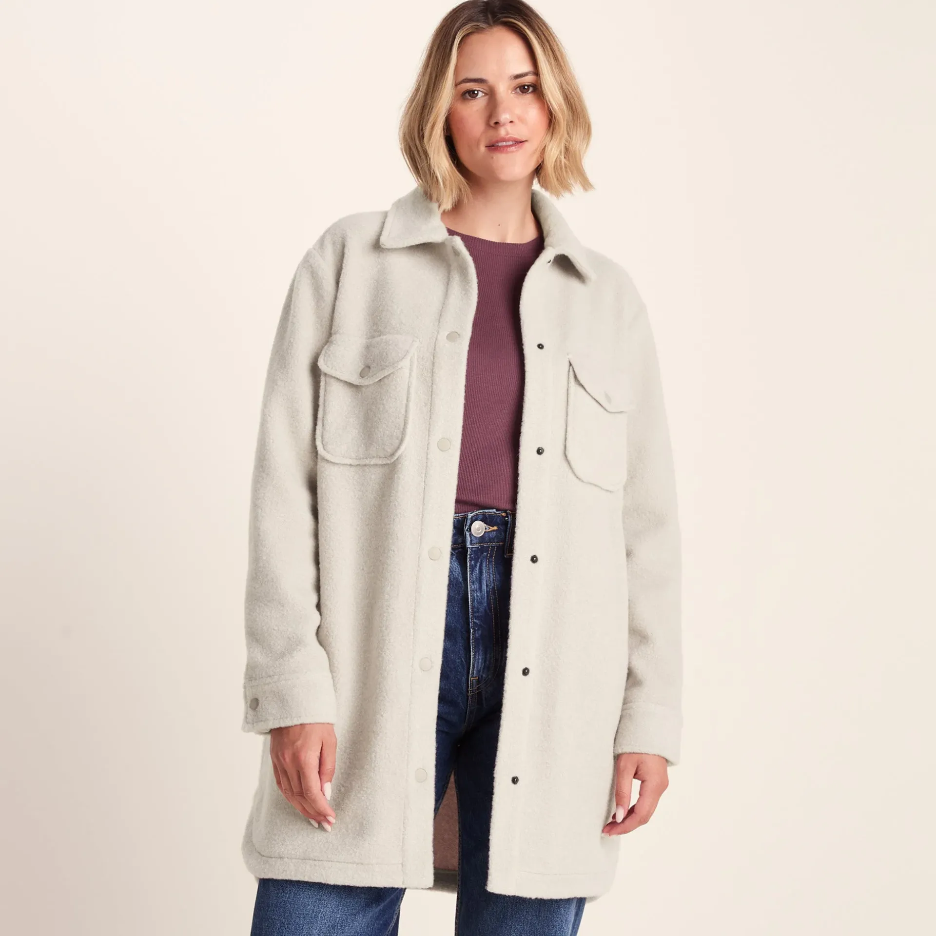 nayla-womens-shacket-warm-clou-DAOnniAk-0.webp Discount TOG24 Nayla Womens Shacket Warm Cloud