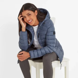 Online TOG24 North Womens Hooded Jacket Blue Stone