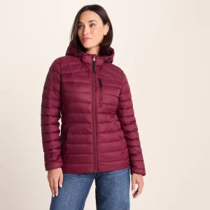 New TOG24 North Womens Hooded Jacket Burgundy