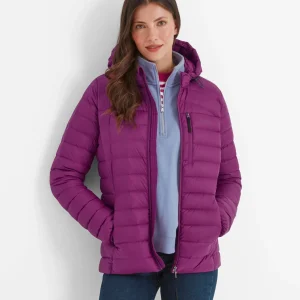 Clearance TOG24 North Womens Hooded Jacket Purple Berry