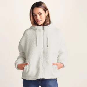 Discount TOG24 Olivia Womens Sherpa Fleece Vanilla
