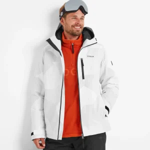 New TOG24 Palisade Mens Ski Jacket Light Grey Camo