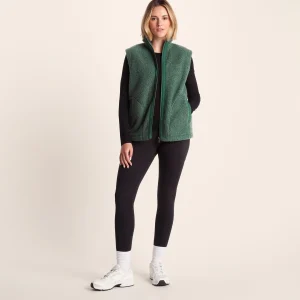 Best TOG24 Peyton Womens Sherpa Gilet Racing Green