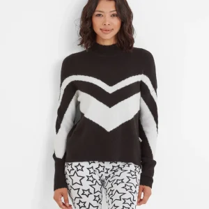 Sale TOG24 Piste Womens Knitted Jumper Black