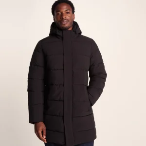 Clearance TOG24 Preece Mens Padded Long Jacket Black