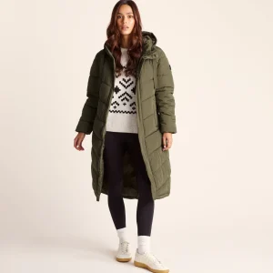 New TOG24 Raleigh Womens Extra Long Winter Jacket | Khaki